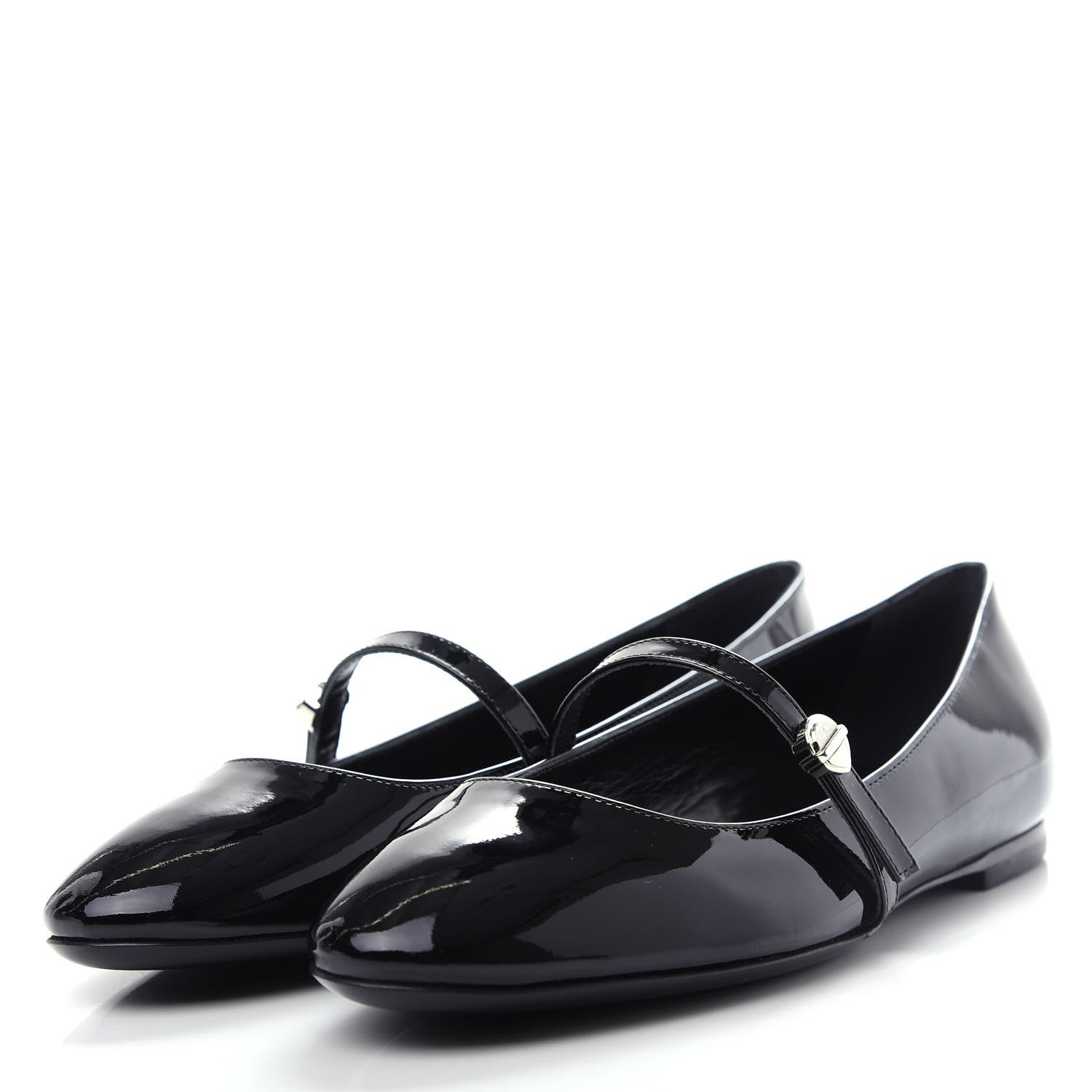 Louis Vuitton Patent Uniformes Ballet Flats 35 Black 3 of 10