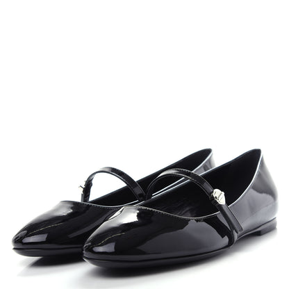 Louis Vuitton Patent Uniformes Ballet Flats 35 Black 3 of 10