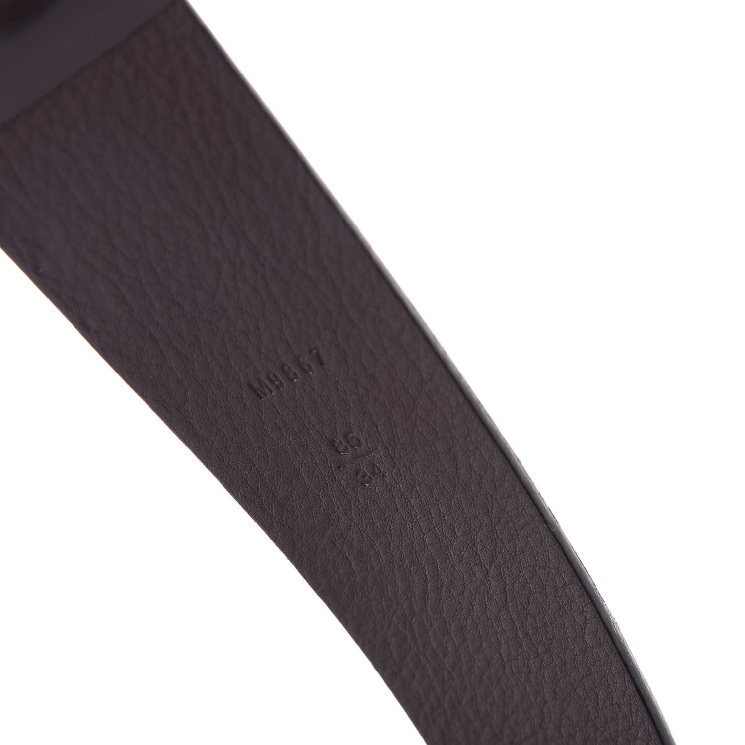 Louis Vuitton Patent LV Frame Belt 85 34 Amarante 3 of 5