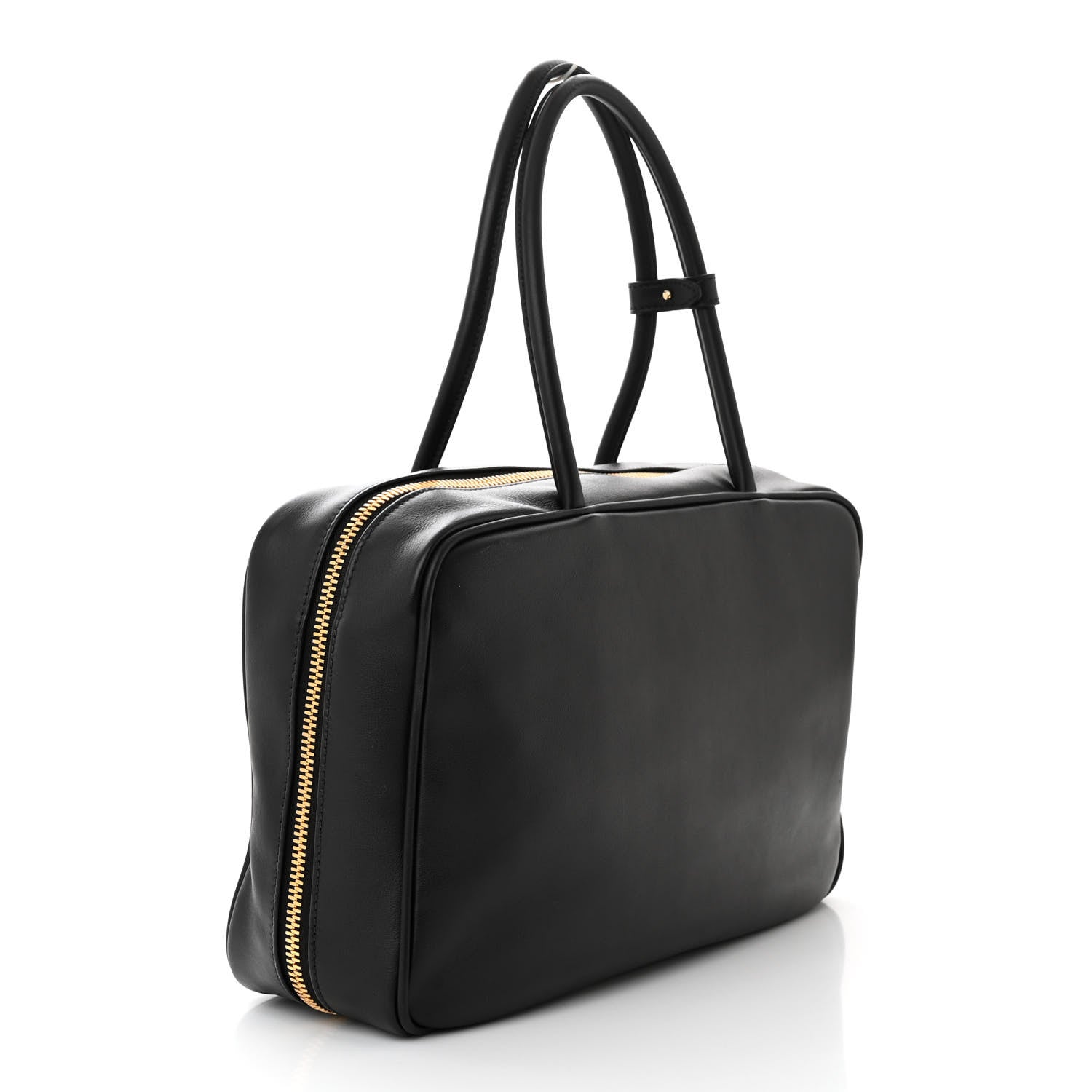 Miu Miu Soft Calf Softy Beau Top Handle Bag Black 3 of 9