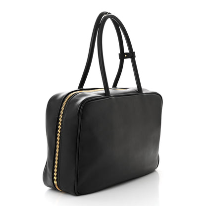 Miu Miu Soft Calf Softy Beau Top Handle Bag Black 3 of 9