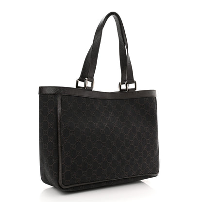 Gucci Monogram Abbey D Ring Tote Black 3 of 10