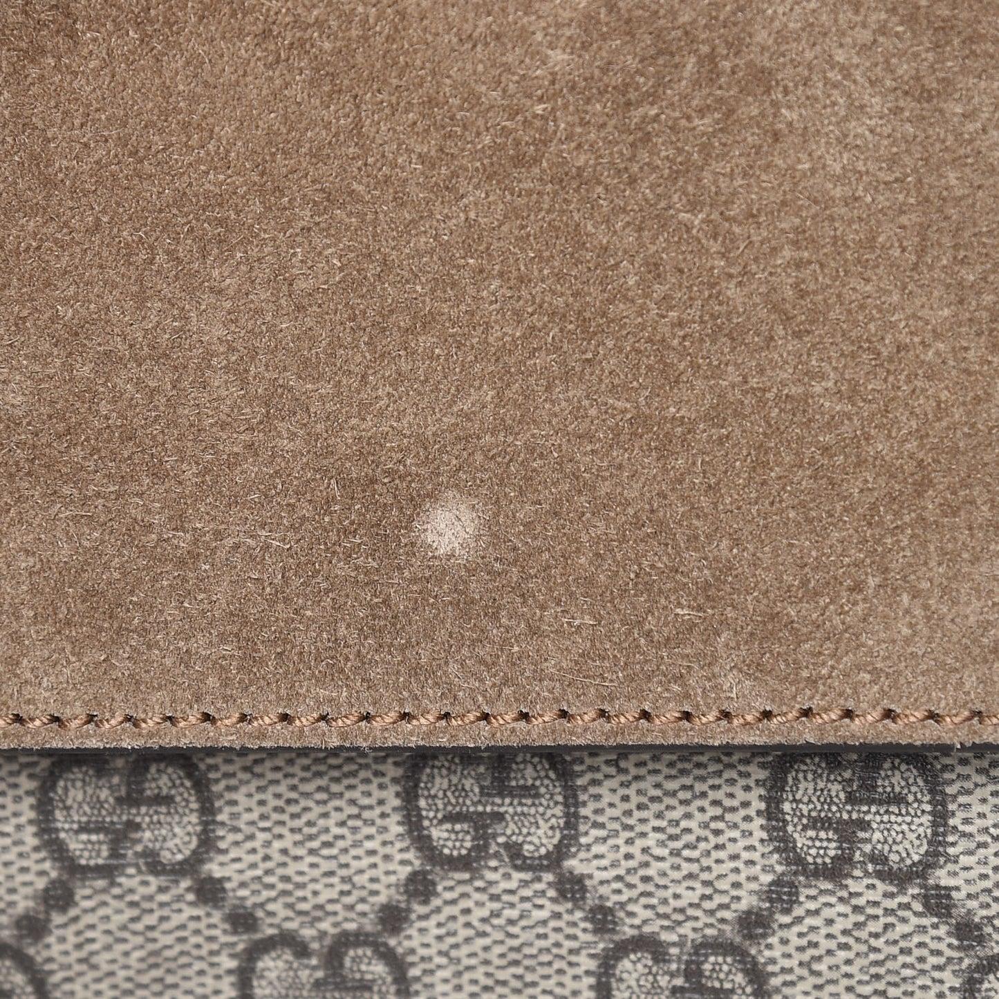 GG Supreme Monogram Mini Dionysus Shoulder Bag Taupe