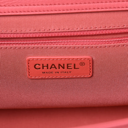 Chanel Bullskin Stitch Small Shopping Tote Pink 7 of 11