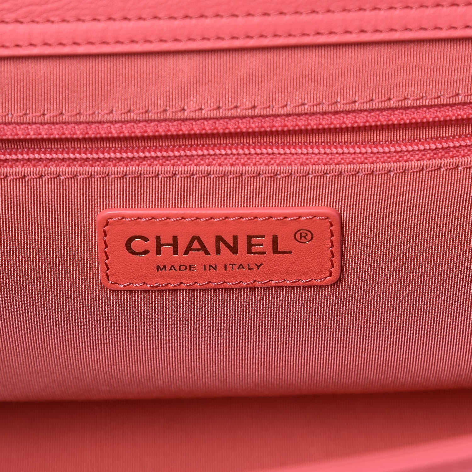 Chanel Bullskin Stitch Small Shopping Tote Pink 7 of 11