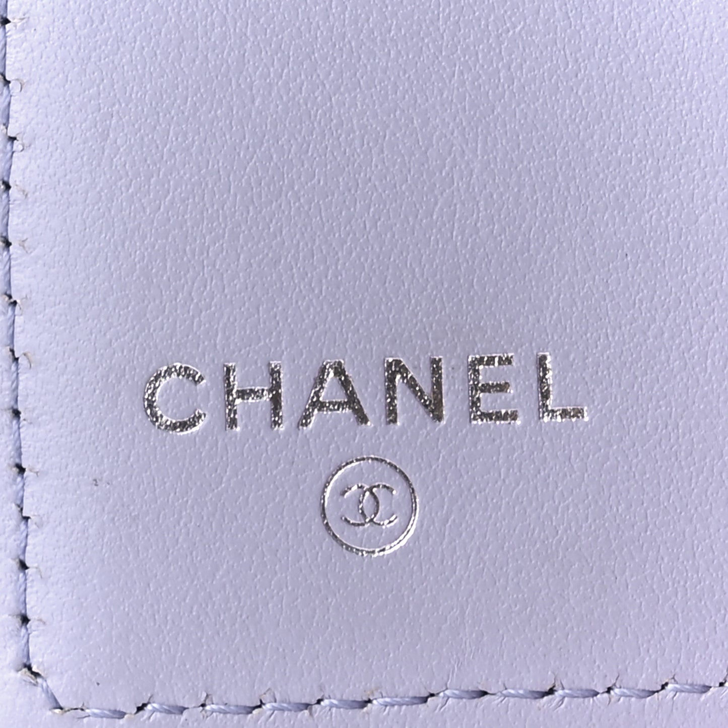 Caviar Quilted Classic 4 Key Holder Wallet Light Purple