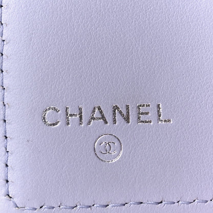 Chanel Caviar Quilted Classic 4 Key Holder Wallet Light Purple 6 of 10