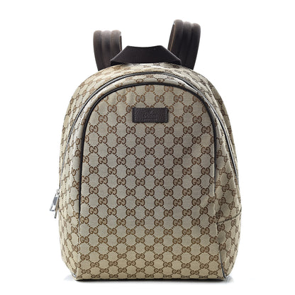 Gucci Monogram Travel Backpack Dark Brown 1 of 10