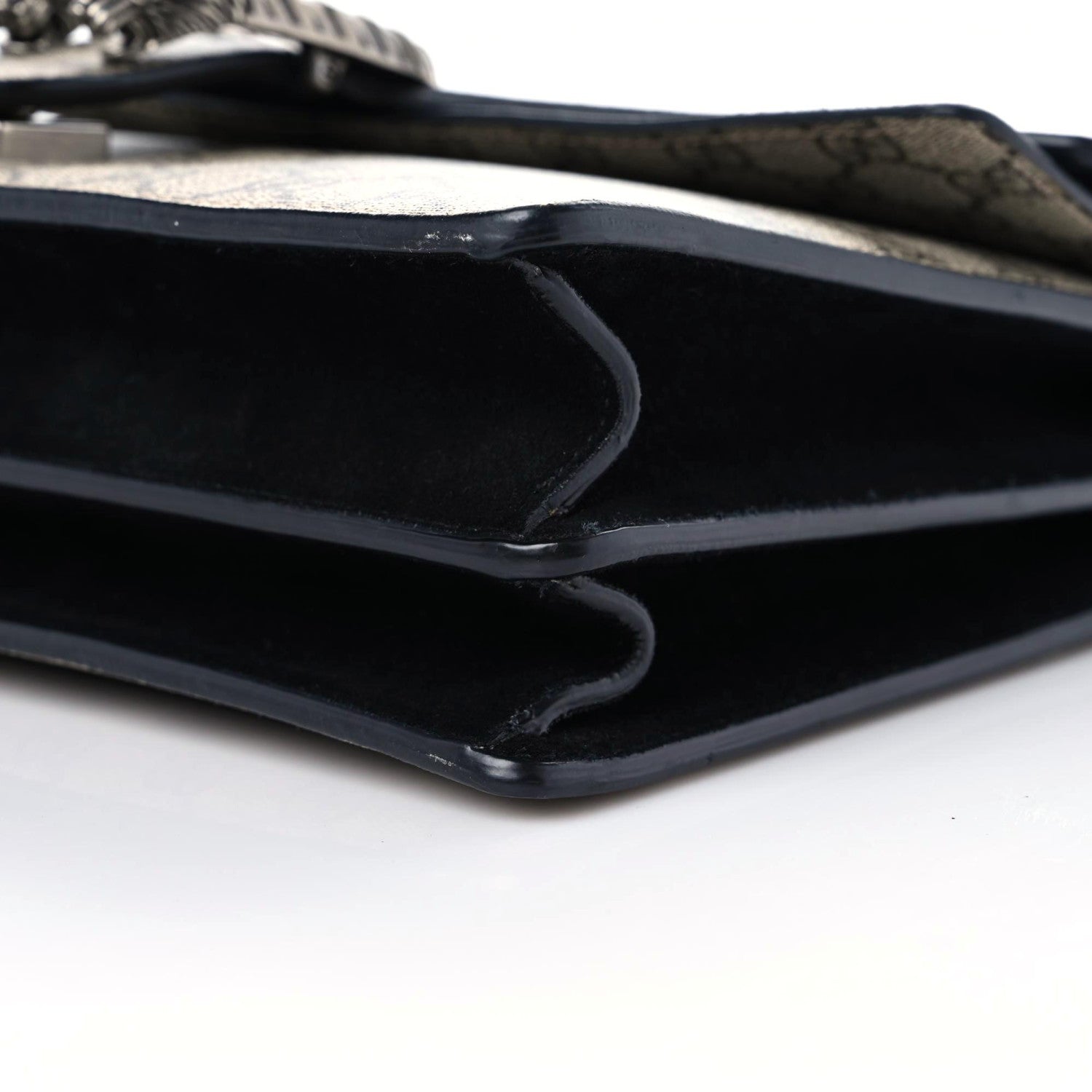 Gucci GG Supreme Monogram Medium Dionysus Shoulder Bag Black 6 of 13