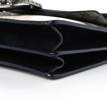 Gucci GG Supreme Monogram Medium Dionysus Shoulder Bag Black 6 of 13