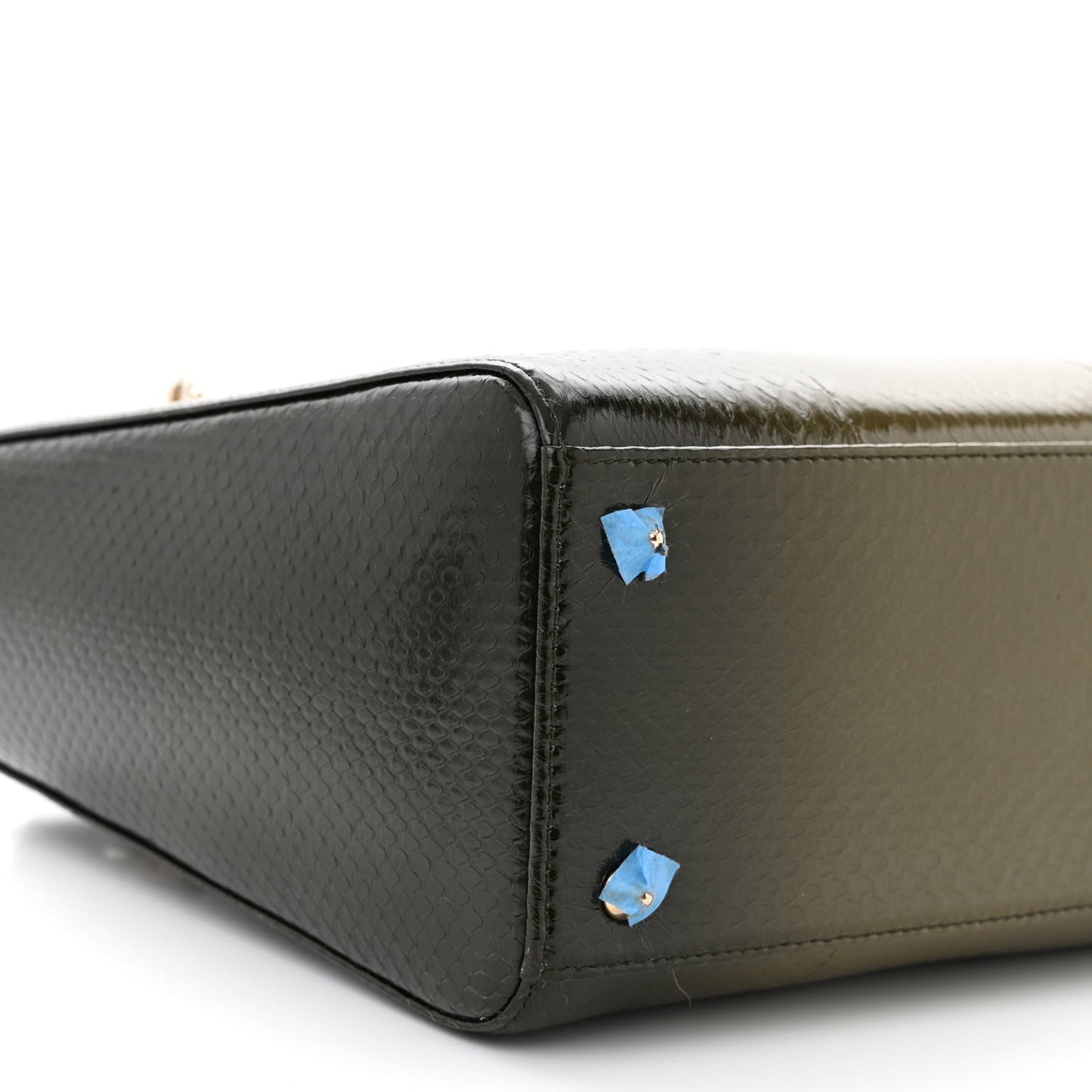 Snakeskin Medium Lady Dior Green