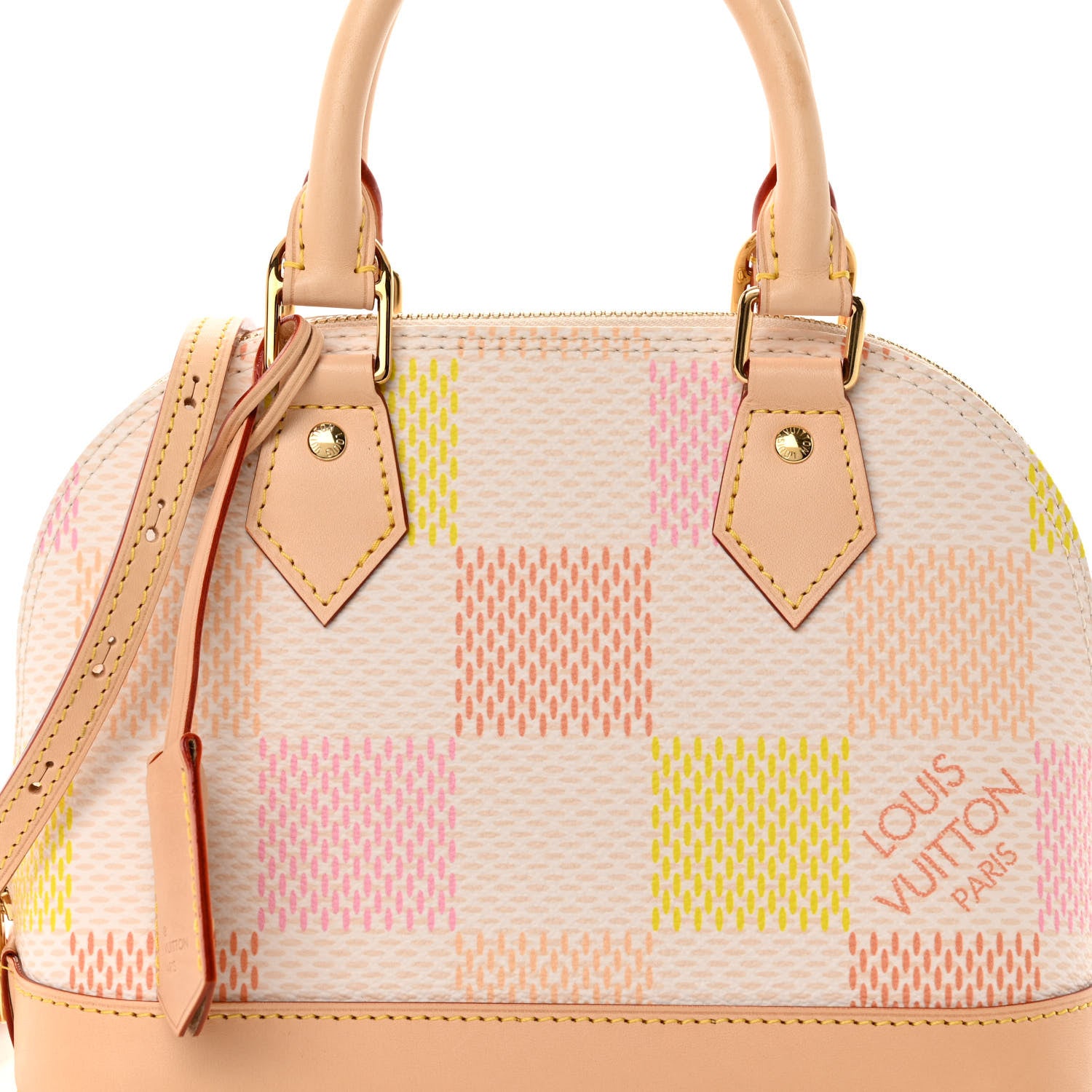 Louis Vuitton Damierlicious Alma BB Rose Peach 7 of 9