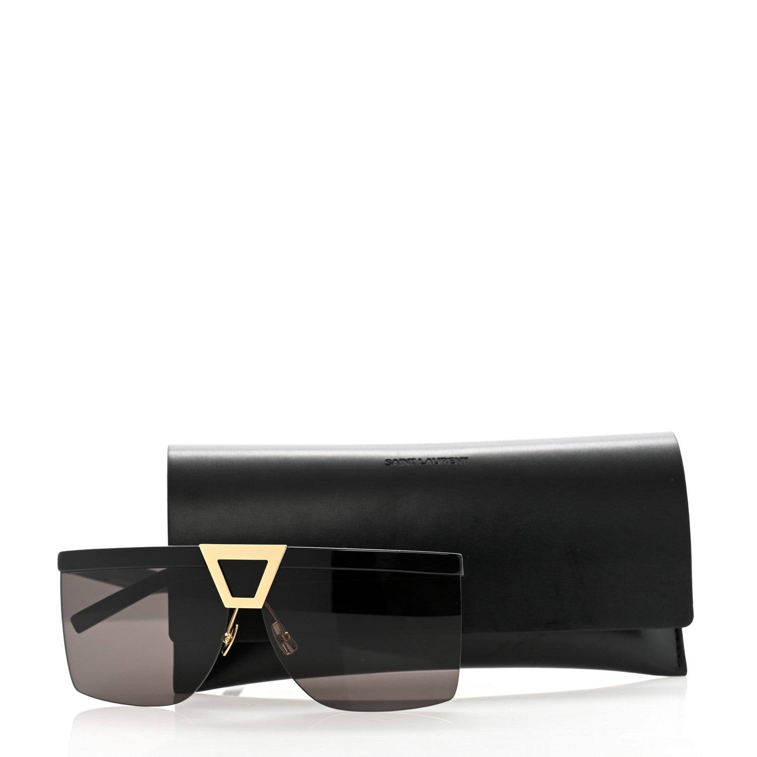 Saint Laurent Acetate Palace Mask Sunglasses SL 537 Black 7 of 7