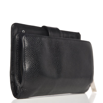 Chanel Caviar Timeless CC Zipped Pocket Wallet Black 3 of 16