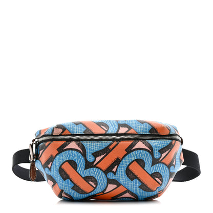 Burberry E-Canvas Logo Sonny Bum Bag Bright Cobalt 1 of 11