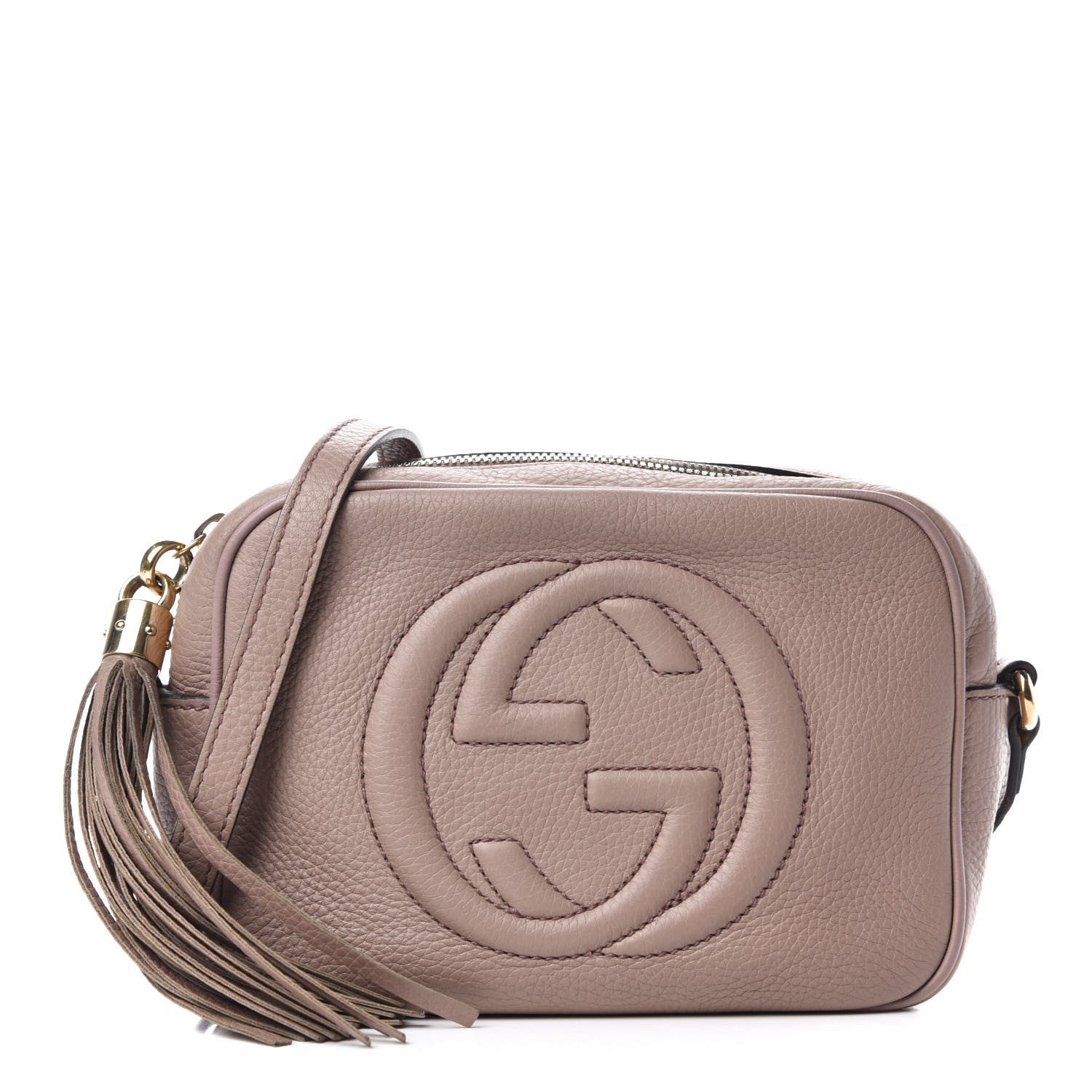 Gucci Cellarius Calfskin Small Soho Disco Bag Dark Cipria 1 of 10