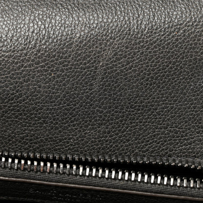 Saint Laurent Sheepskin Matelasse Chevron Monogram Medium College Bag Asphalt 12 of 15