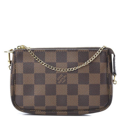 Louis Vuitton Damier Ebene Mini Pochette Accessories 1 of 7