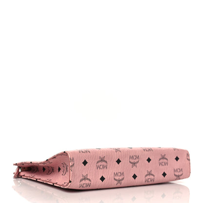 MCM Visetos Medium Zip Pouch Pink 4 of 11