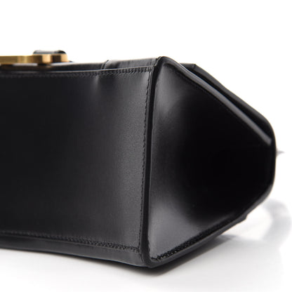 Balenciaga Shiny Box Calfskin Small Hourglass Top Handle Bag Black 7 of 9