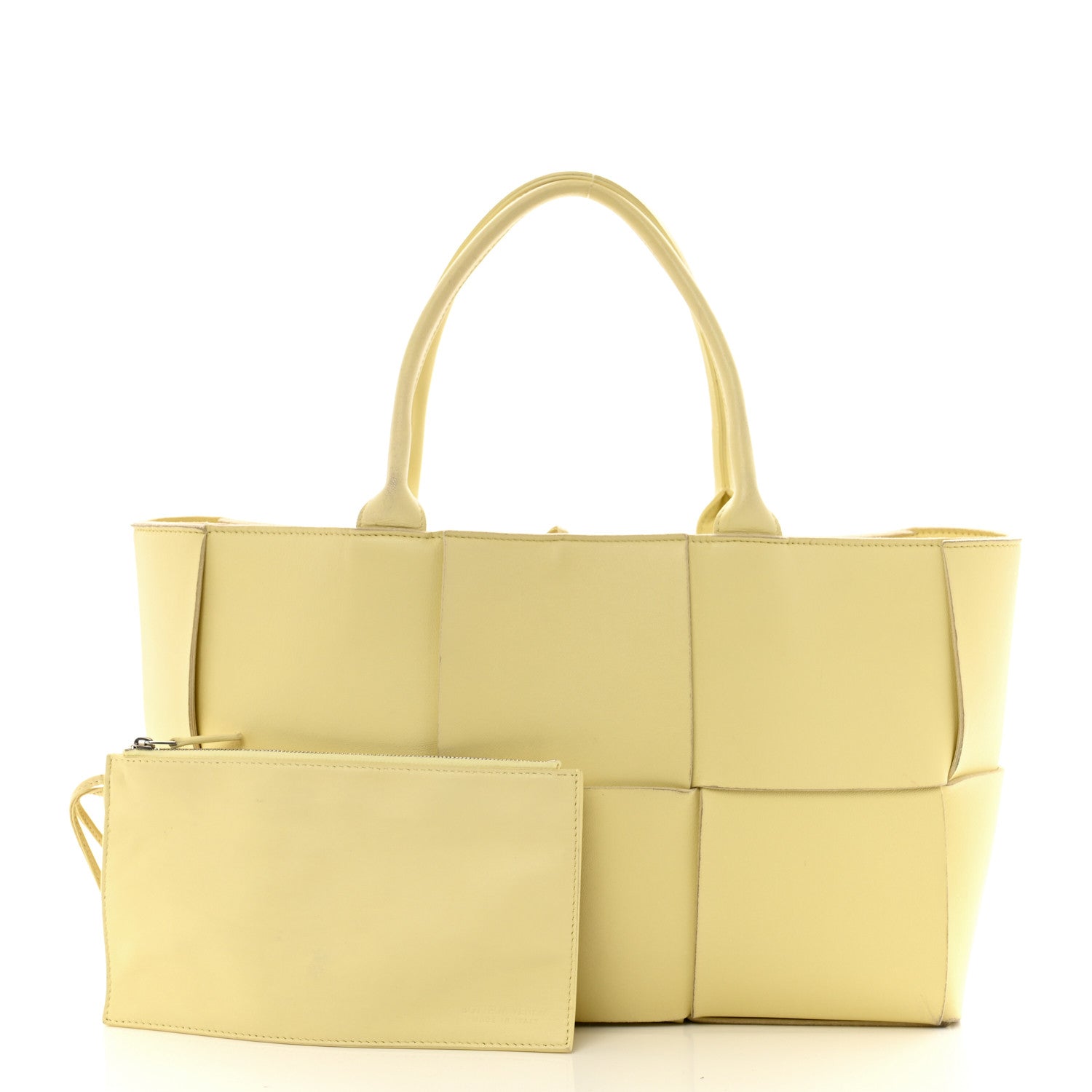 Bottega Veneta Nappa Maxi Intrecciato Medium Arco Tote Ice Cream 3 of 14