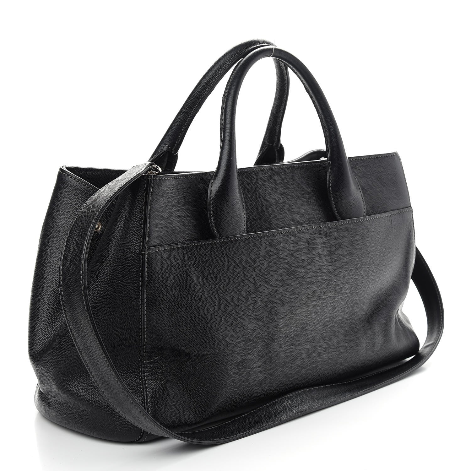 Chanel Caviar Cerf Executive Shopper Tote Black 3 of 14