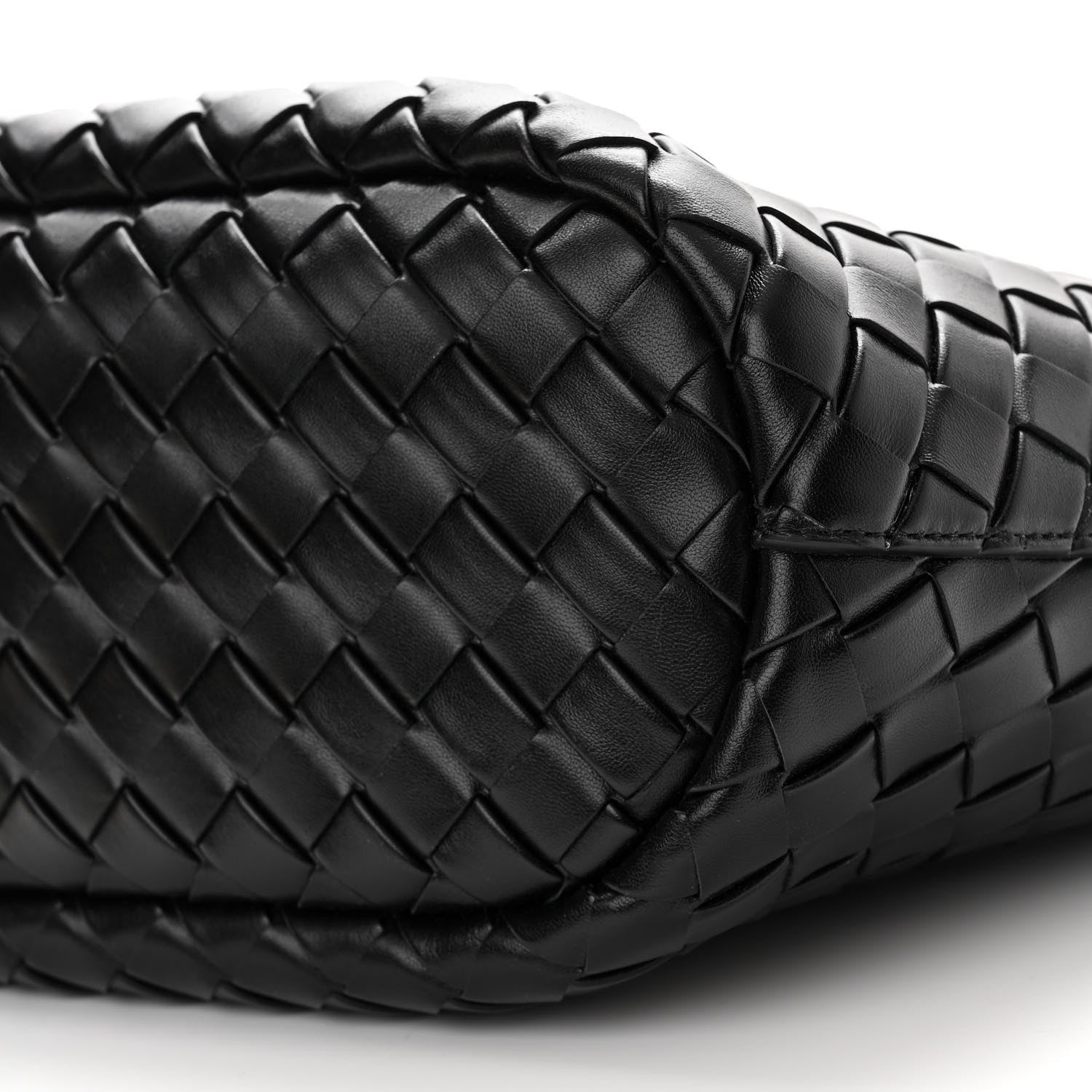 Bottega Veneta Calfskin Intrecciato Picnic Black 11 of 12