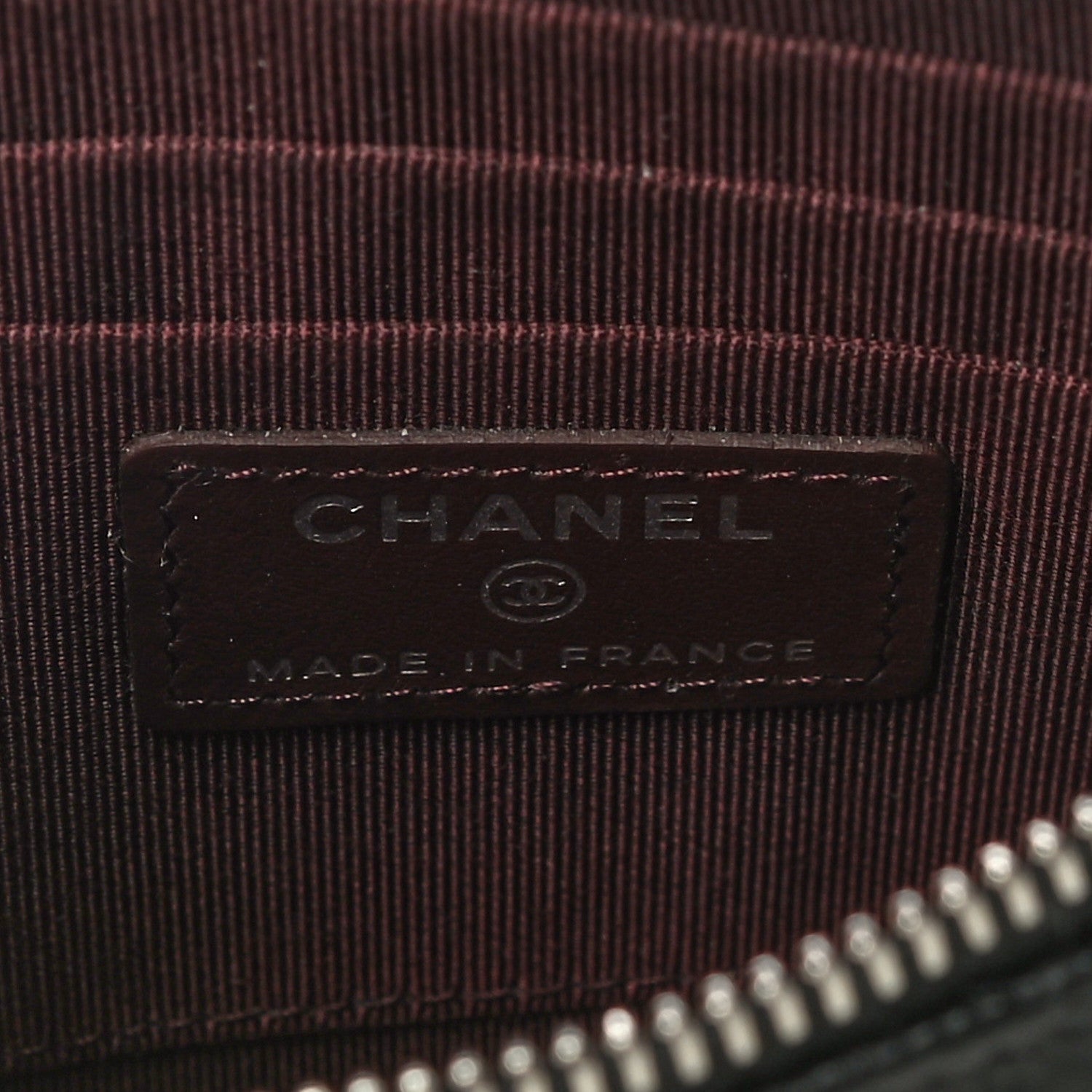 Chanel Caviar Quilted Classic Flat Wallet Pouch Black 6 of 11