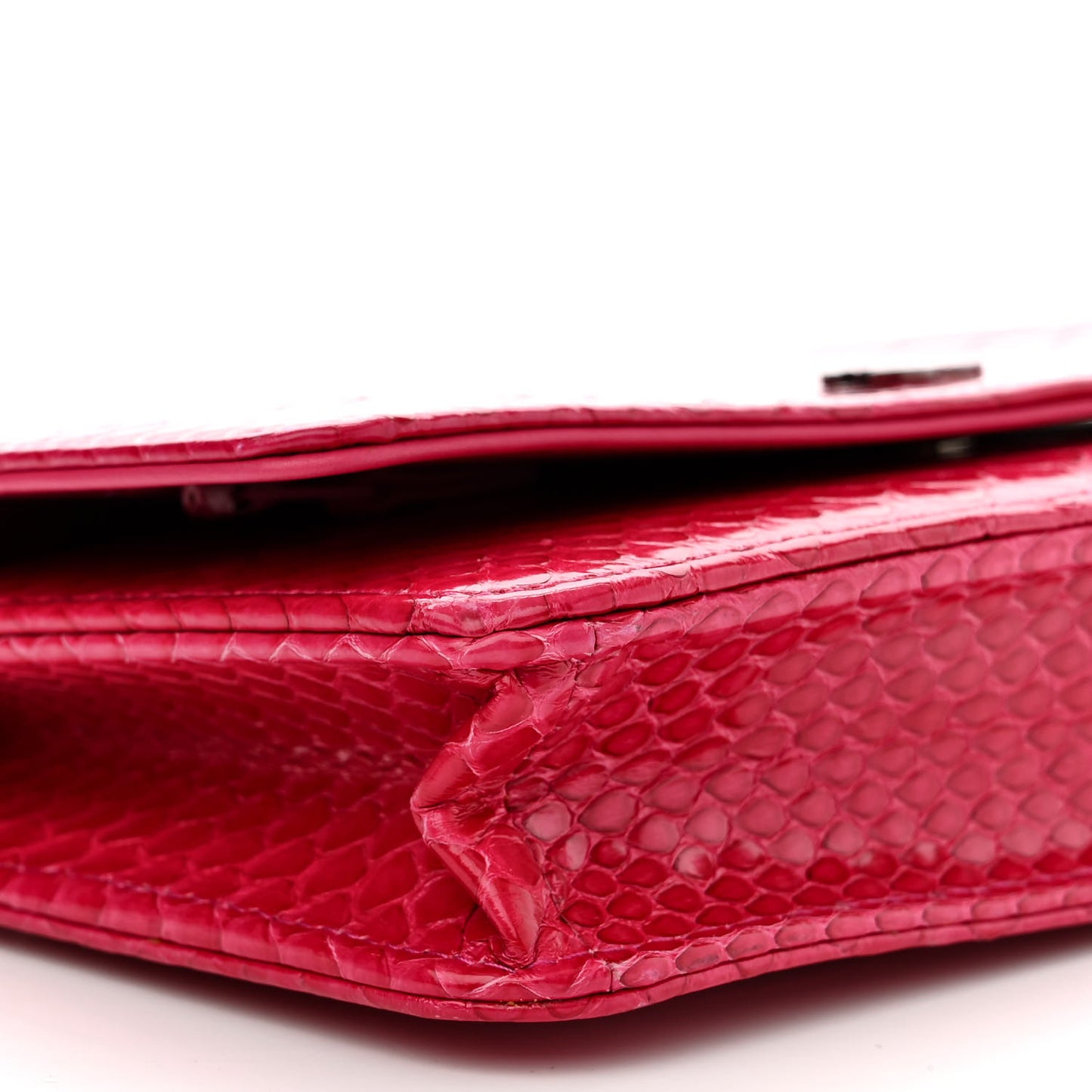 Snakeskin Wallet On Chain WOC Pink