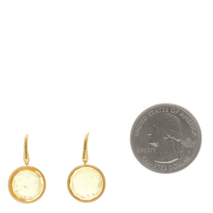 Marco Bicego 18K Yellow Gold Citrine Jaipur Color Drop Earrings 2 of 4