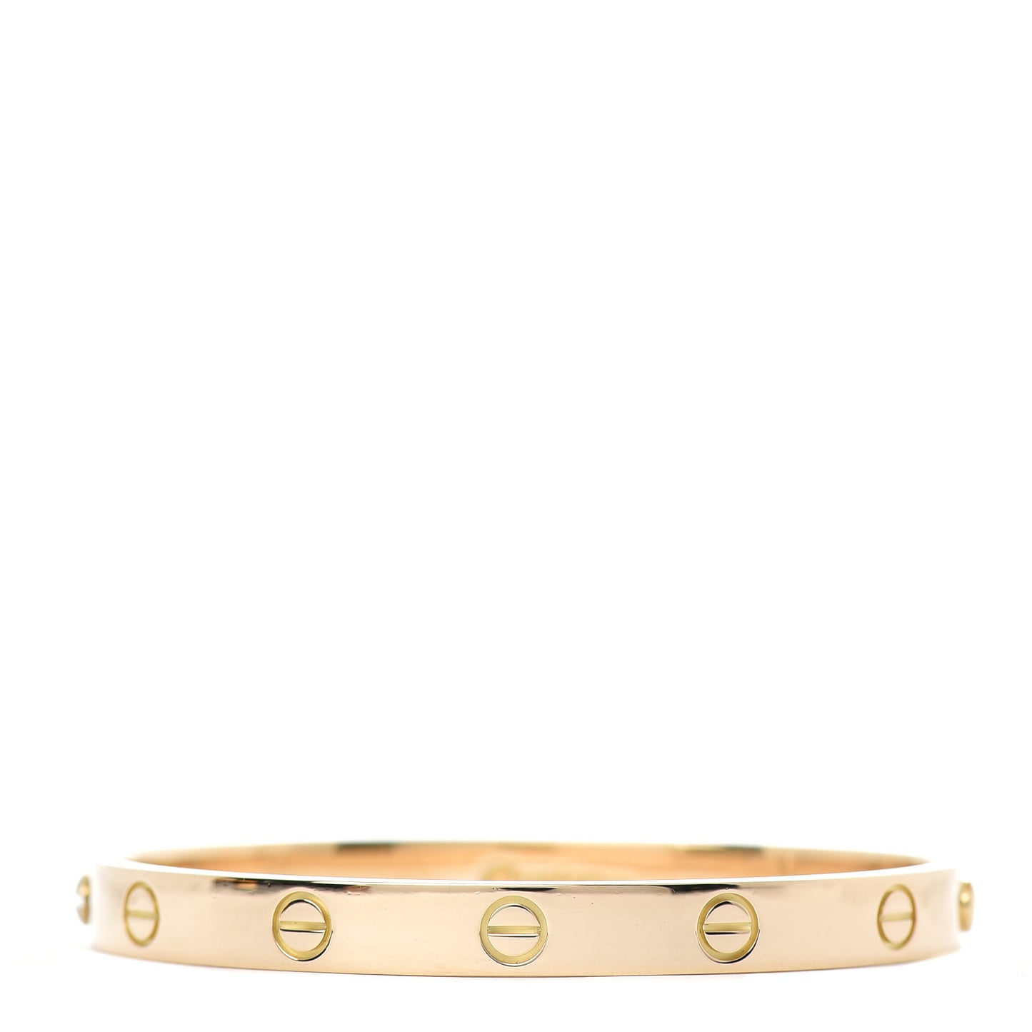 18K Yellow Gold LOVE Bracelet 17