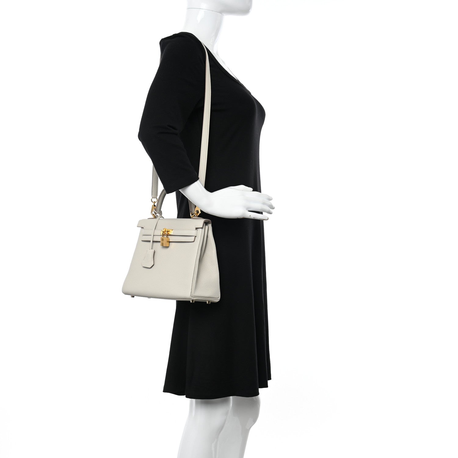 Hermes Togo Kelly Retourne 25 Beton 2 of 9