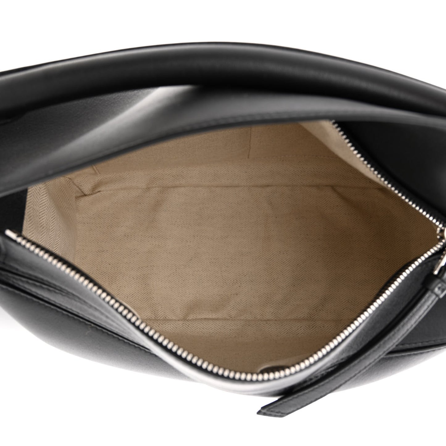 Calfskin Medium Puzzle Bag Black