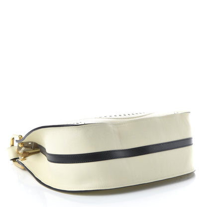 Chloe Calfskin Perforated Small Hayley Hobo Lace White 4 of 9