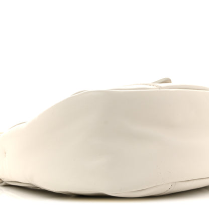 Prada Nappa Soft Padded Re-Edition 2002 Moon Bag White 9 of 13