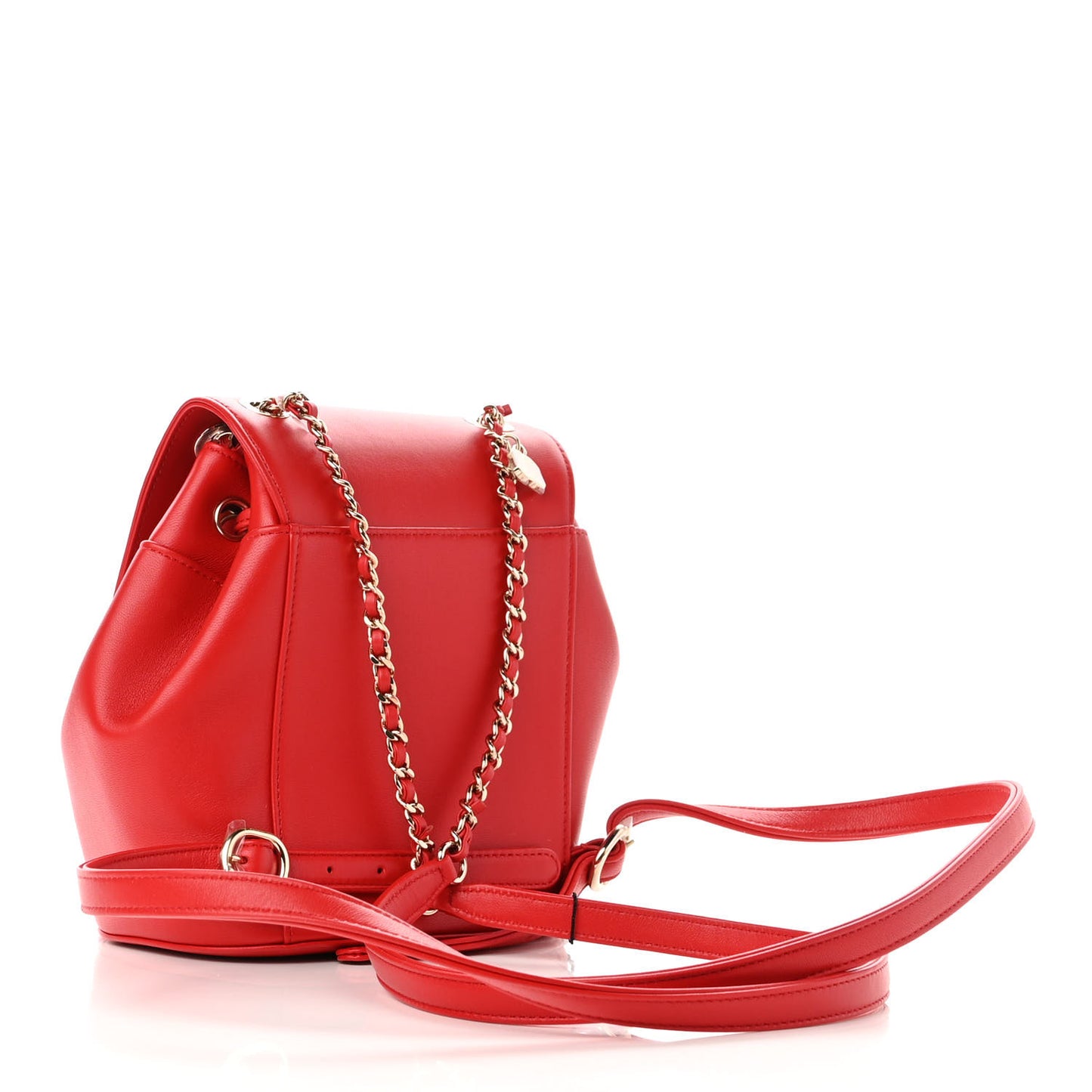 Lambskin CC Mania Backpack Red