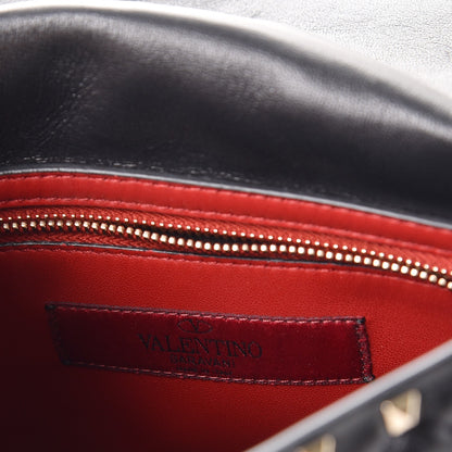 Valentino Garavani Lambskin Medium Rockstud Spike Shoulder Bag Black 6 of 7