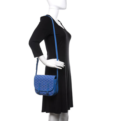 Goyard Goyardine Belvedere PM Messenger Bag Sky Blue 2 of 9