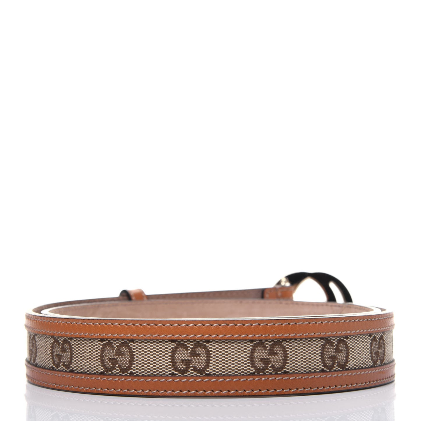 Monogram Interlocking G Belt 85 34 Light Brown