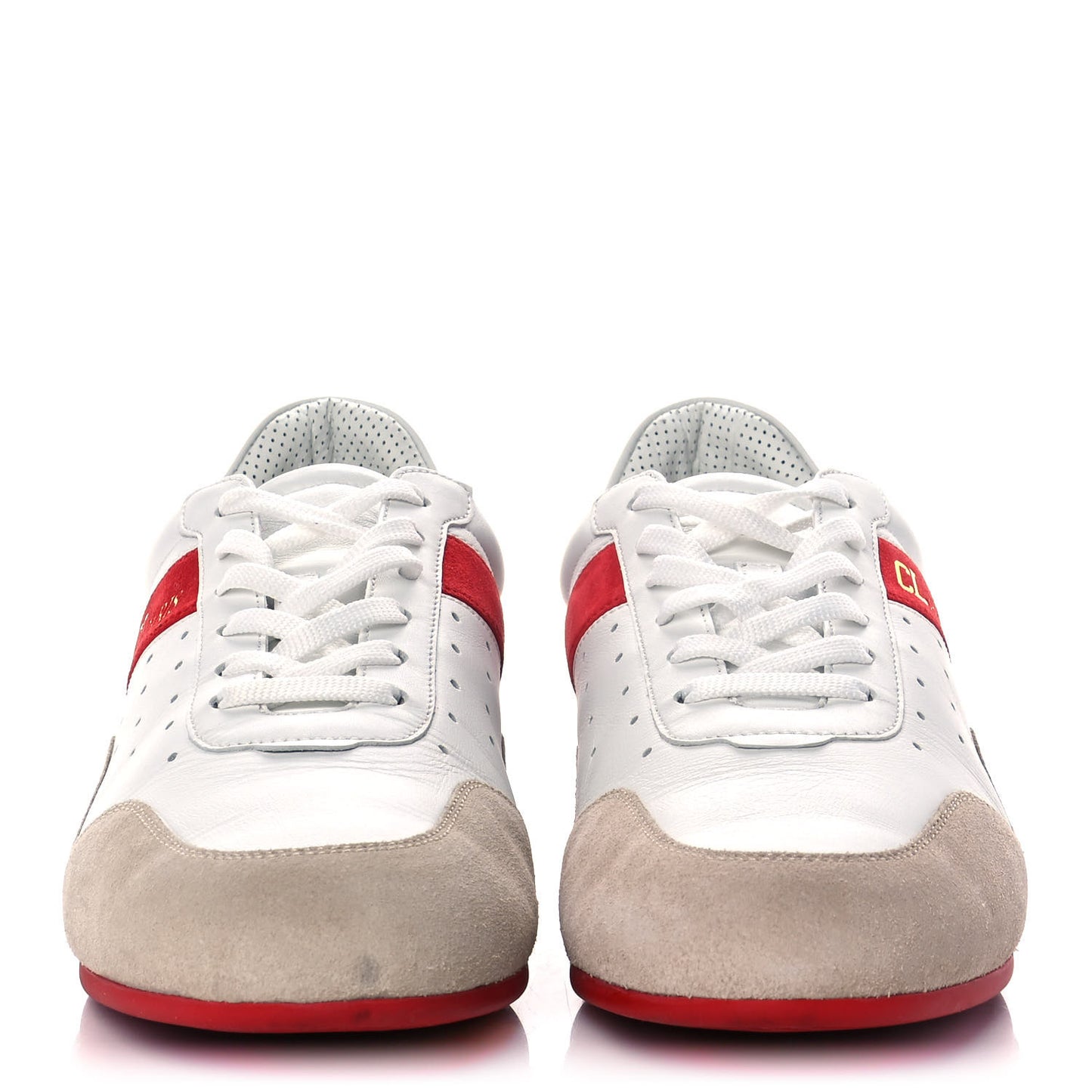 Calfskin Suede My K Low Donna Flat Sneakers 40 Bianco