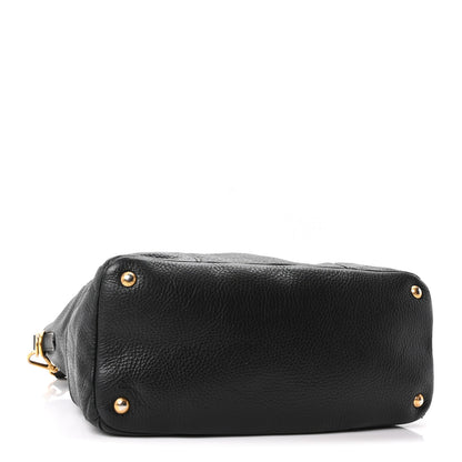 Prada Vitello Daino Tote Black 4 of 9
