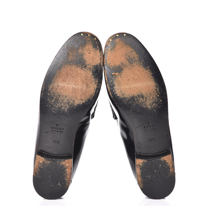 Gucci Regent Calfskin Womens 1953 Horsebit Loafers 38.5 Black 7 of 13