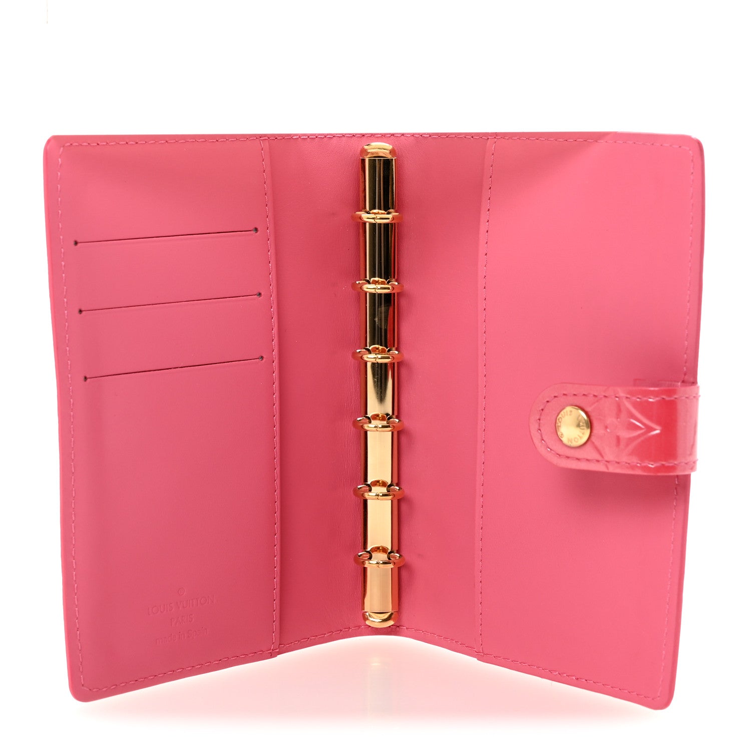 Louis Vuitton Vernis Small Ring Agenda Cover Framboise 5 of 6