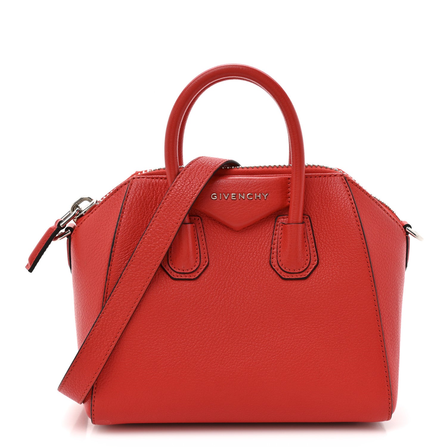 Givenchy Sugar Goatskin Mini Antigona Pop Red 1 of 13