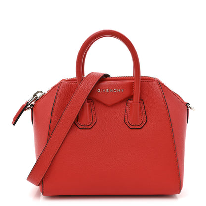 Givenchy Sugar Goatskin Mini Antigona Pop Red 1 of 13
