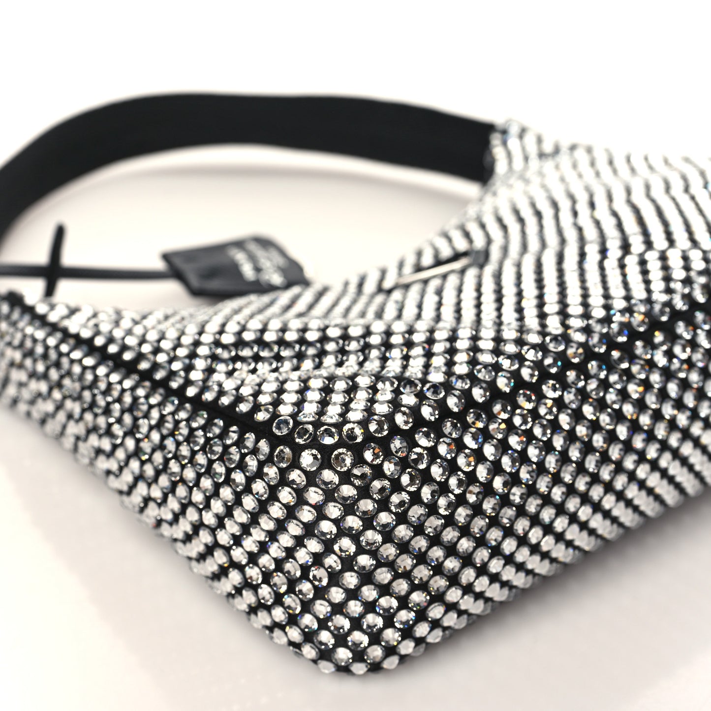 Satin Crystal Mini Re-Edition 2000 Bag Cristal