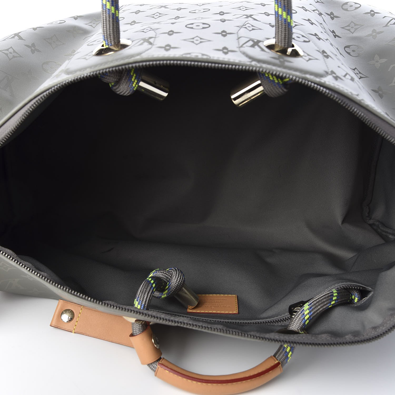 Louis Vuitton Monogram Titanium Keepall Bandouliere 50 4 of 11