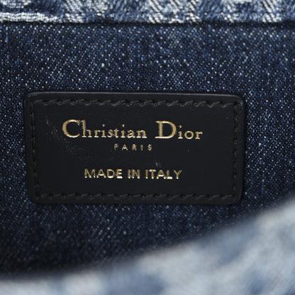Christian Dior Denim Oblique 30 Montaigne East West Chain Flap Bag 6 of 10