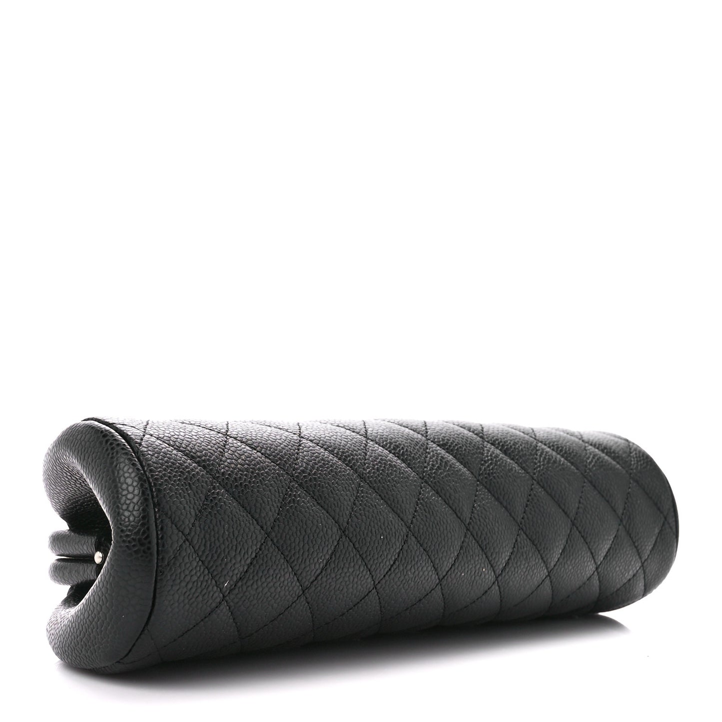 Caviar Quilted Timeless Clutch Black