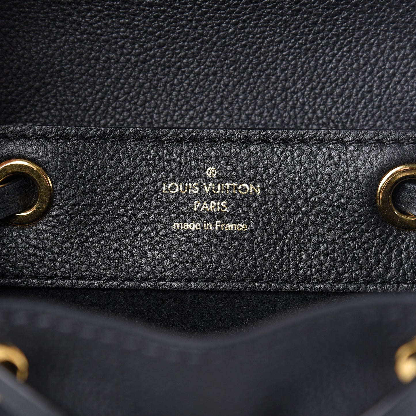 Calfskin Lockme Mini Backpack Black